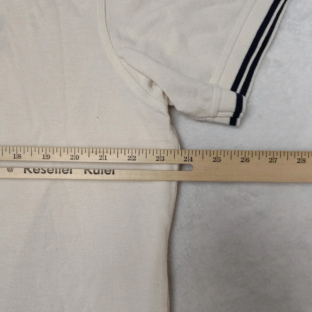 Michigan Wolverines Adidas Polo Mens‎ 2XL White Trefoil Performance Originals